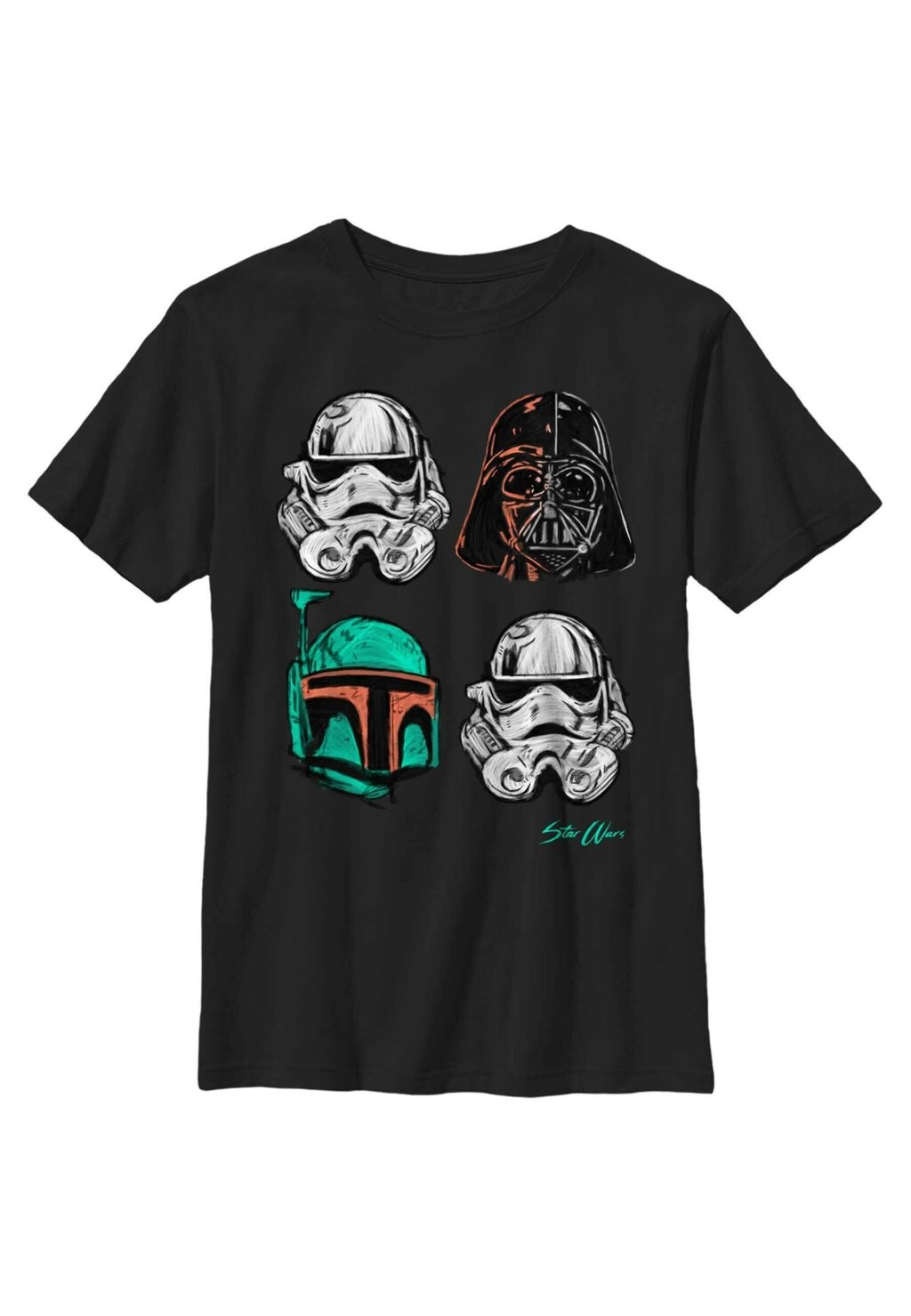 

Футболка с принтом Star Wars: Classic Marker Baddies Star Wars, черный