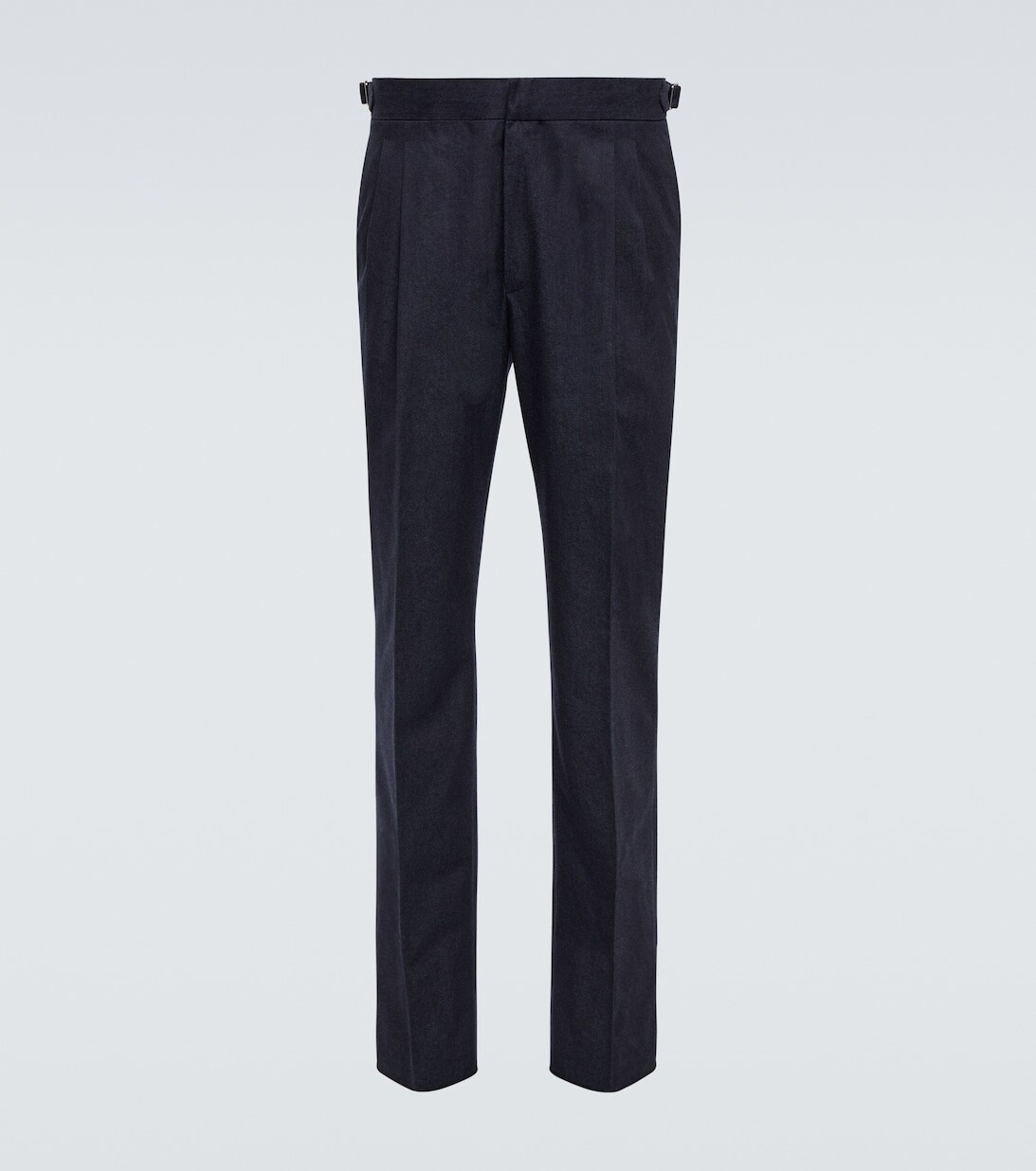 

Брюки Tailor Two Pince из смесовой шерсти Loro Piana, синий