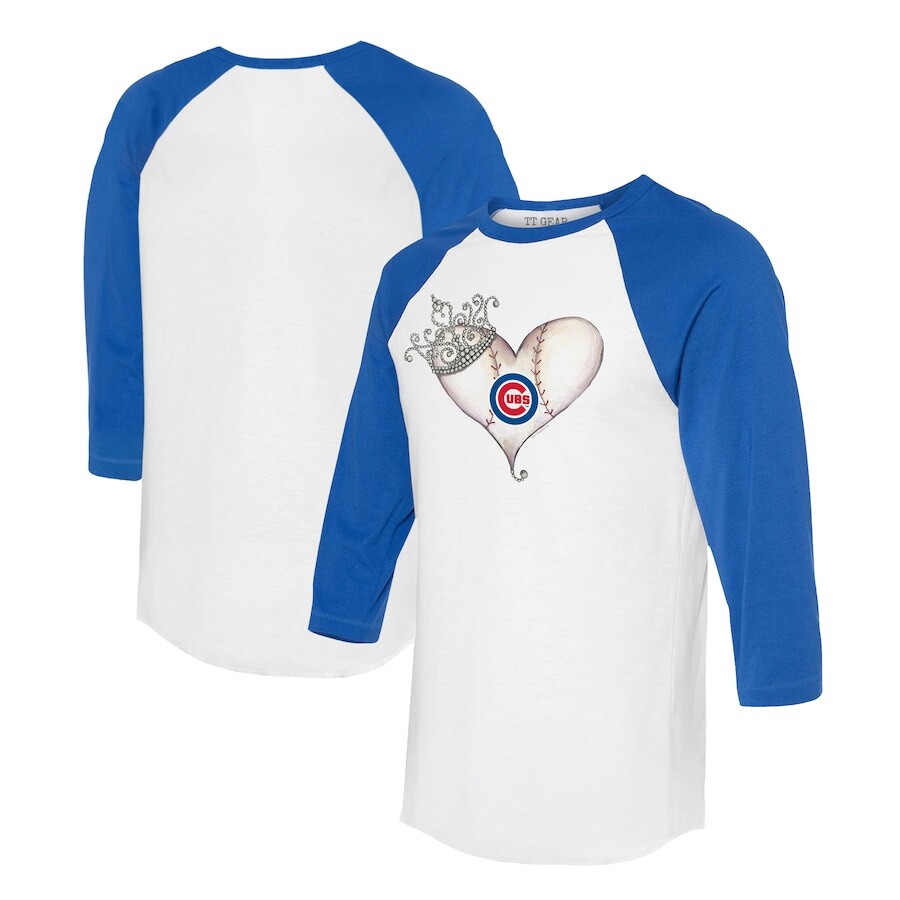

Футболка с длинным рукавом Tiny Turnip Chicago Cubs, белый