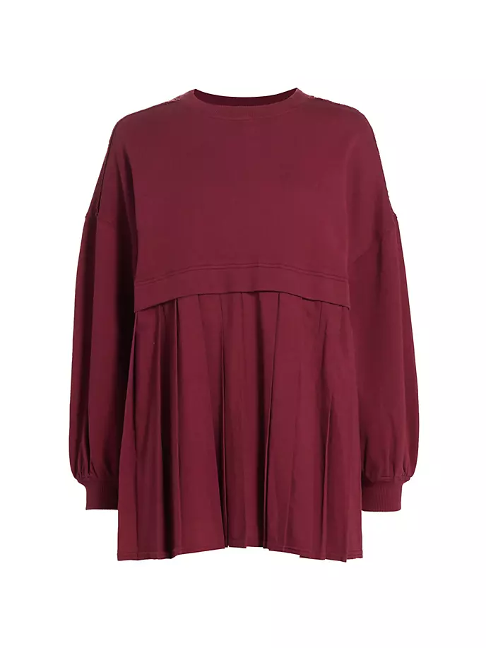 

Хлопковый свитшот Eleanor со складками Free People, цвет rhododendron