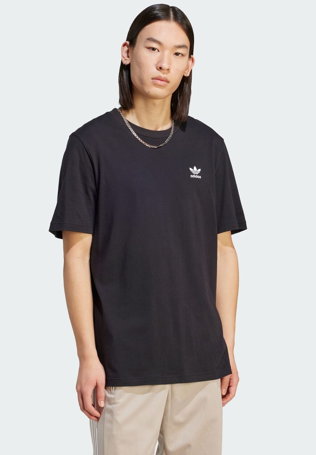 

Футболка с принтом adidas Originals TREFOIL ESSENTIALS, цвет black/white