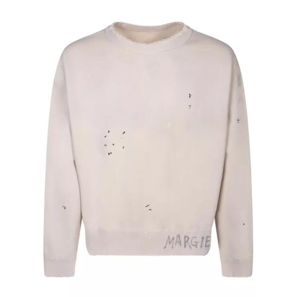 

Футболка cotton sweatshirt neutrals Maison Margiela, бежевый