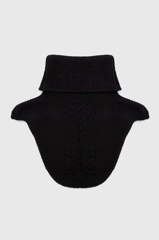 

Шарф из смесовой шерсти Answear Lab, черный
