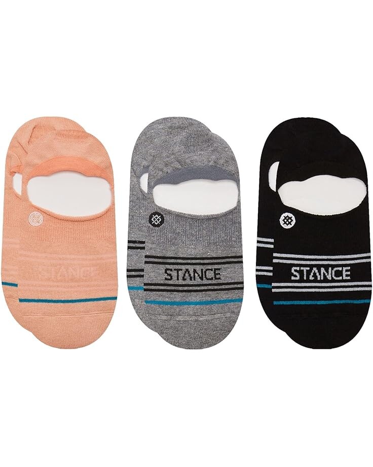 

Носки Stance Basic 3-Pack No Show, цвет Pale Peach