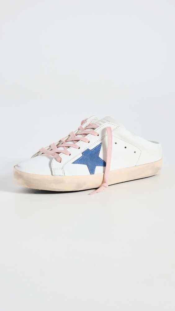 

Кроссовки Golden Goose Superstar Sabot Suede Star, белый