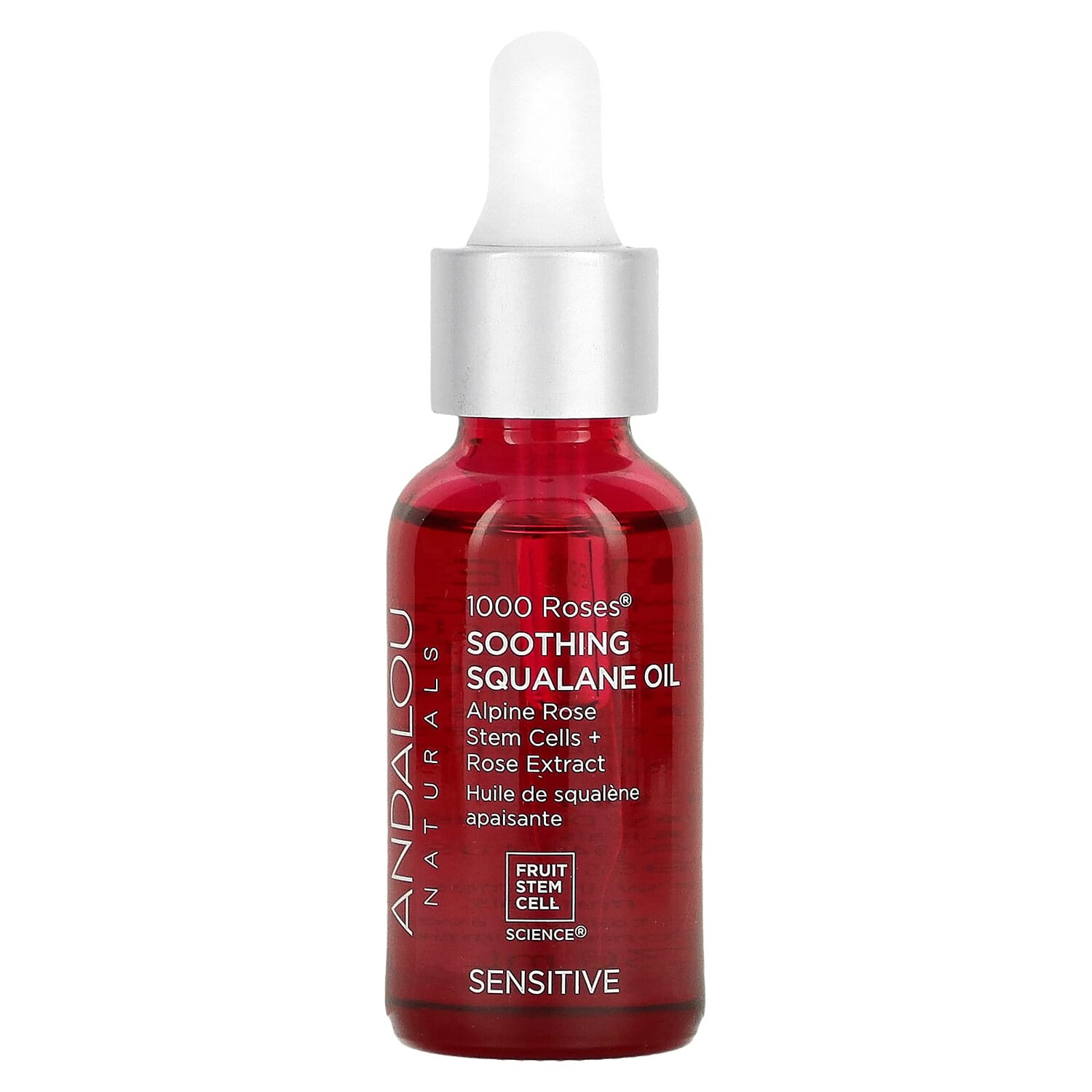 

Успокаивающее масло сквалана, 1000 роз, 30 мл (1 жидк. Унция), Andalou Naturals