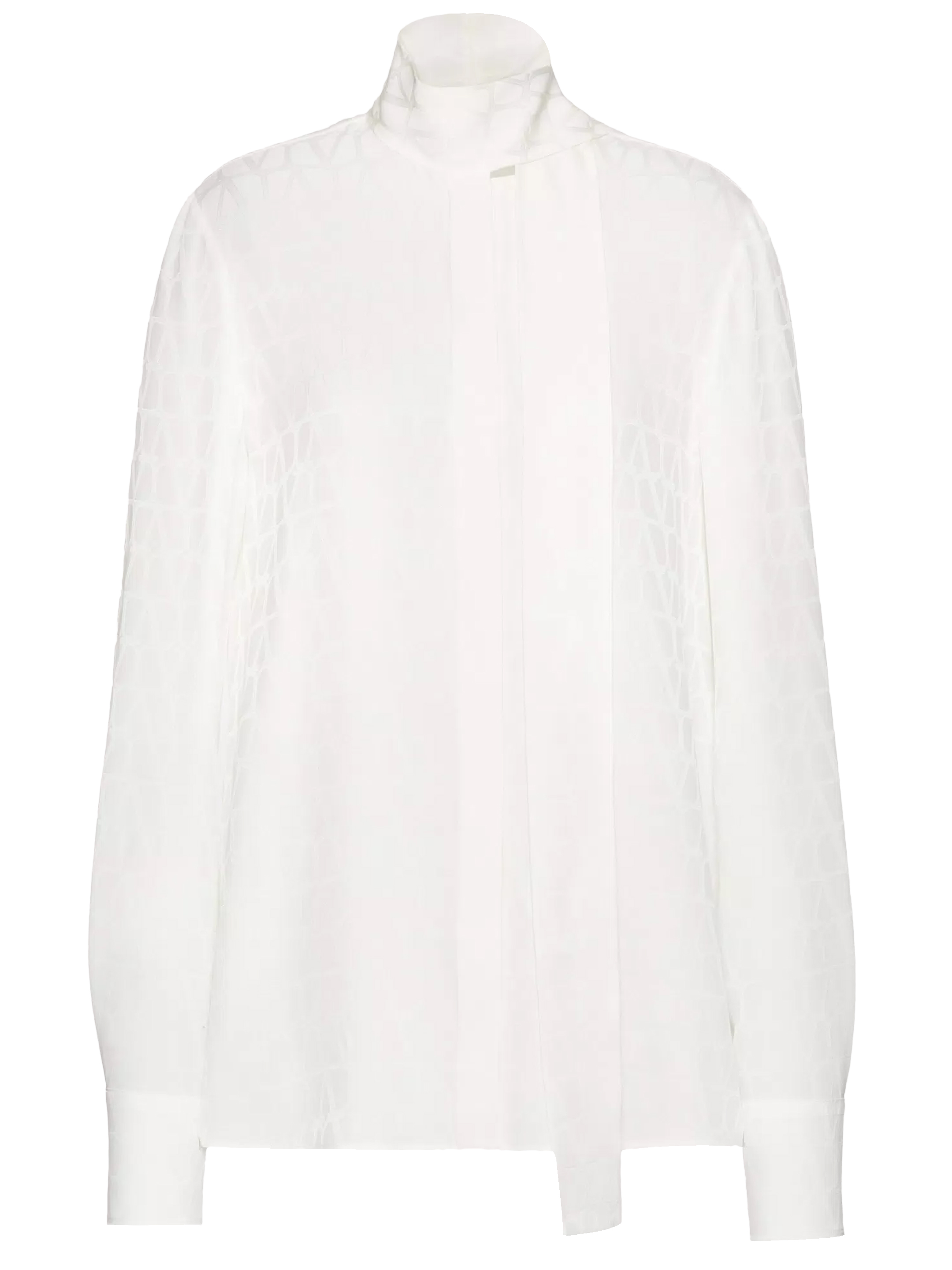 Рубашка Valentino Garavani Toile Iconographe blouse, кремовый