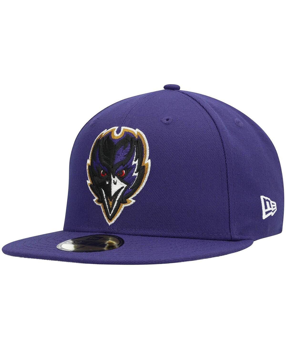 

Мужская фиолетовая приталенная шляпа с альтернативным логотипом Baltimore Ravens Omaha 59FIFTY New Era