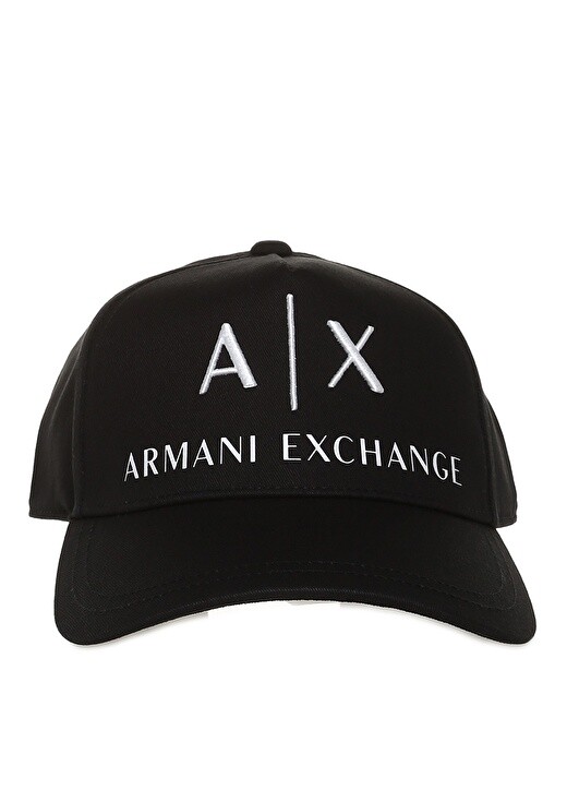 

Черно-белая мужская кепка Armani Exchange