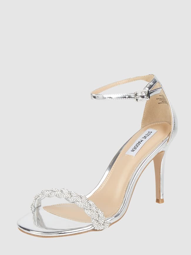 

Босоножки на шпильке модель "Индира" Steve Madden, серебро