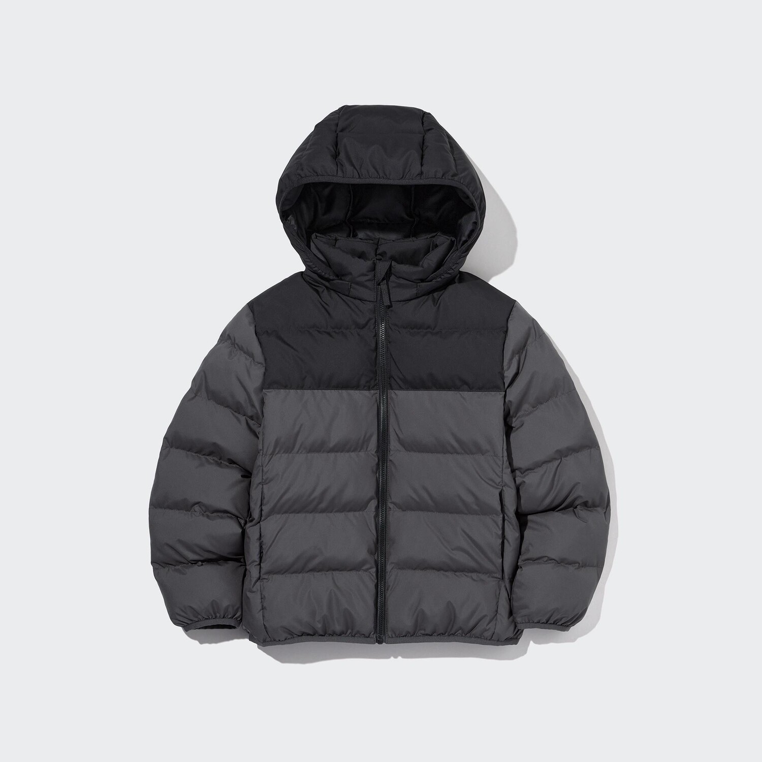 

Теплая моющаяся стеганая парка UNIQLO, темно-серый