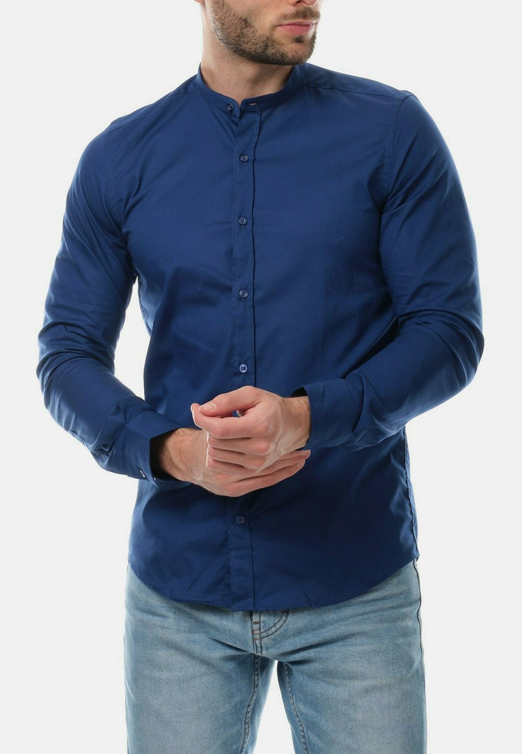 Рубашка LONG-SLEEVED Hopenlife, синий рубашка long sleeved hopenlife светло синий
