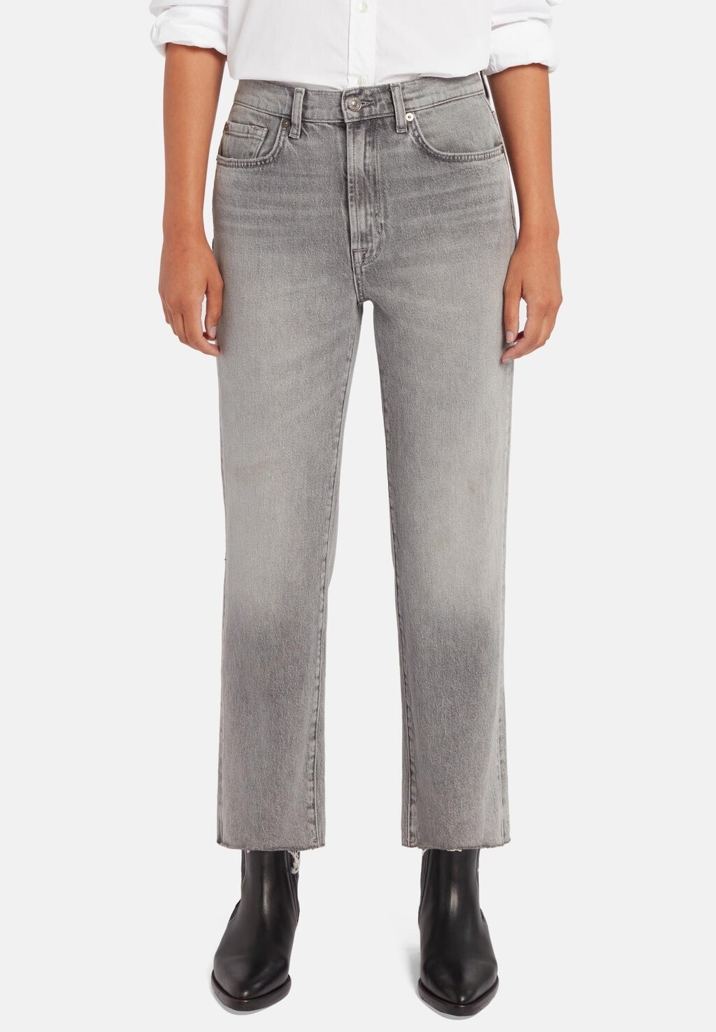 

Джинсы-сигареты LOGAN STOVEPIPE MIST 7 for all mankind, серый