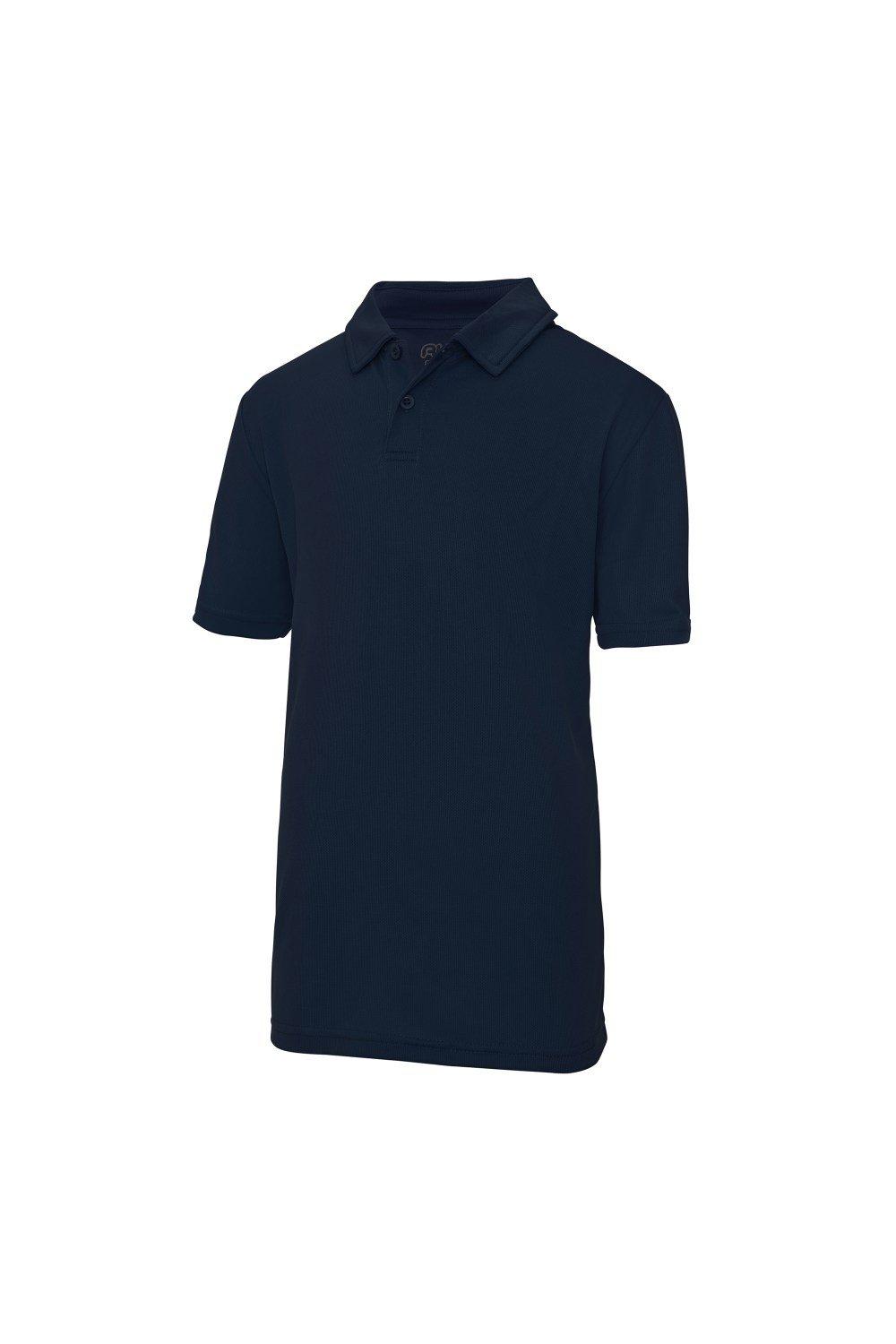 Спортивная однотонная рубашка-поло (2 шт.) Just Cool, темно-синий