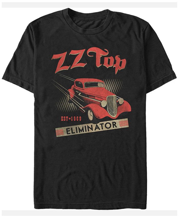 алешин в в физ культура физкульт ура Мужская футболка ZZ Top Eliminator Hot Rod с короткими рукавами Fifth Sun, черный