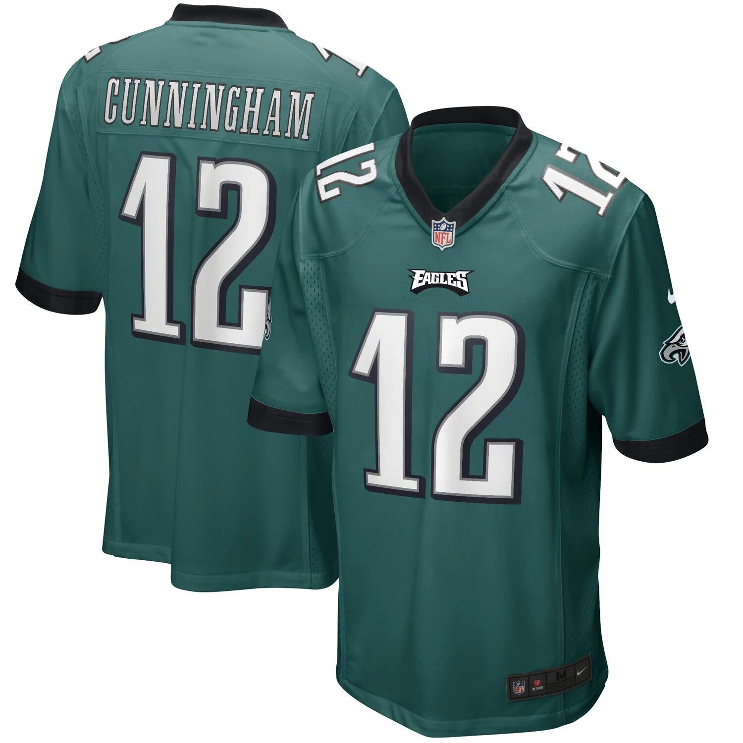 

Мужская майка игрока пенсионера Randall Cunningham Midnight Green Philadelphia Eagles Game Nike