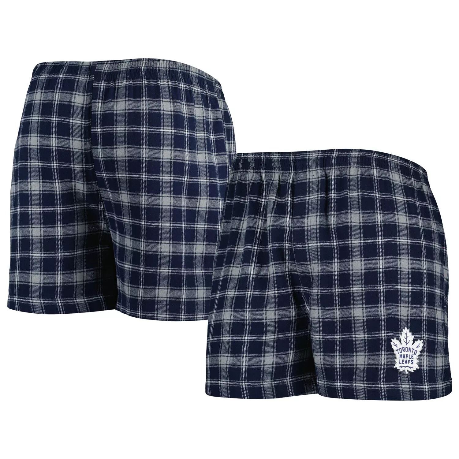

Мужские фланелевые боксеры Concepts Sport синие/серые Toronto Maple Leafs Ledger