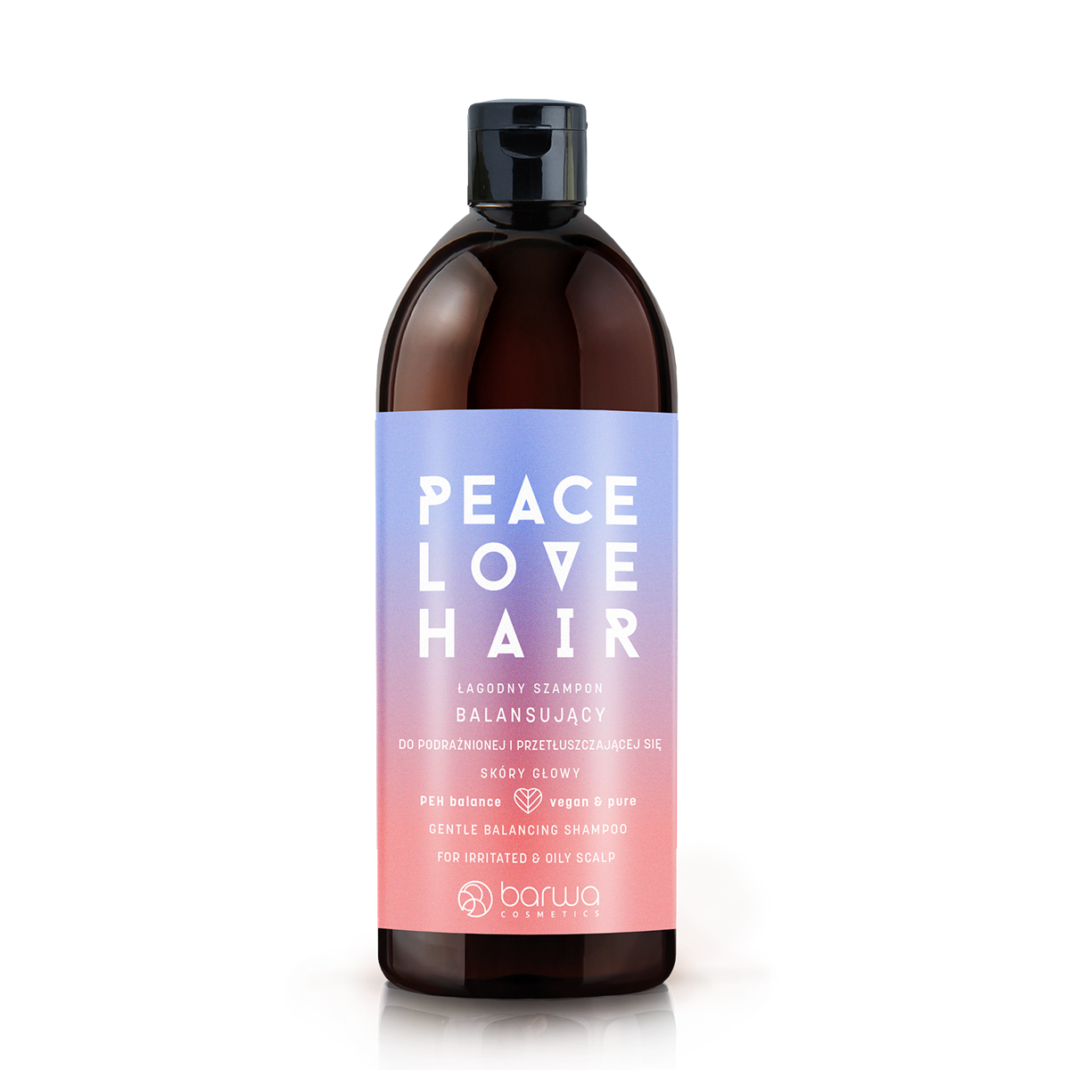 Шампунь для жирной кожи головы Barwa Peace Love Hair, 500 мл