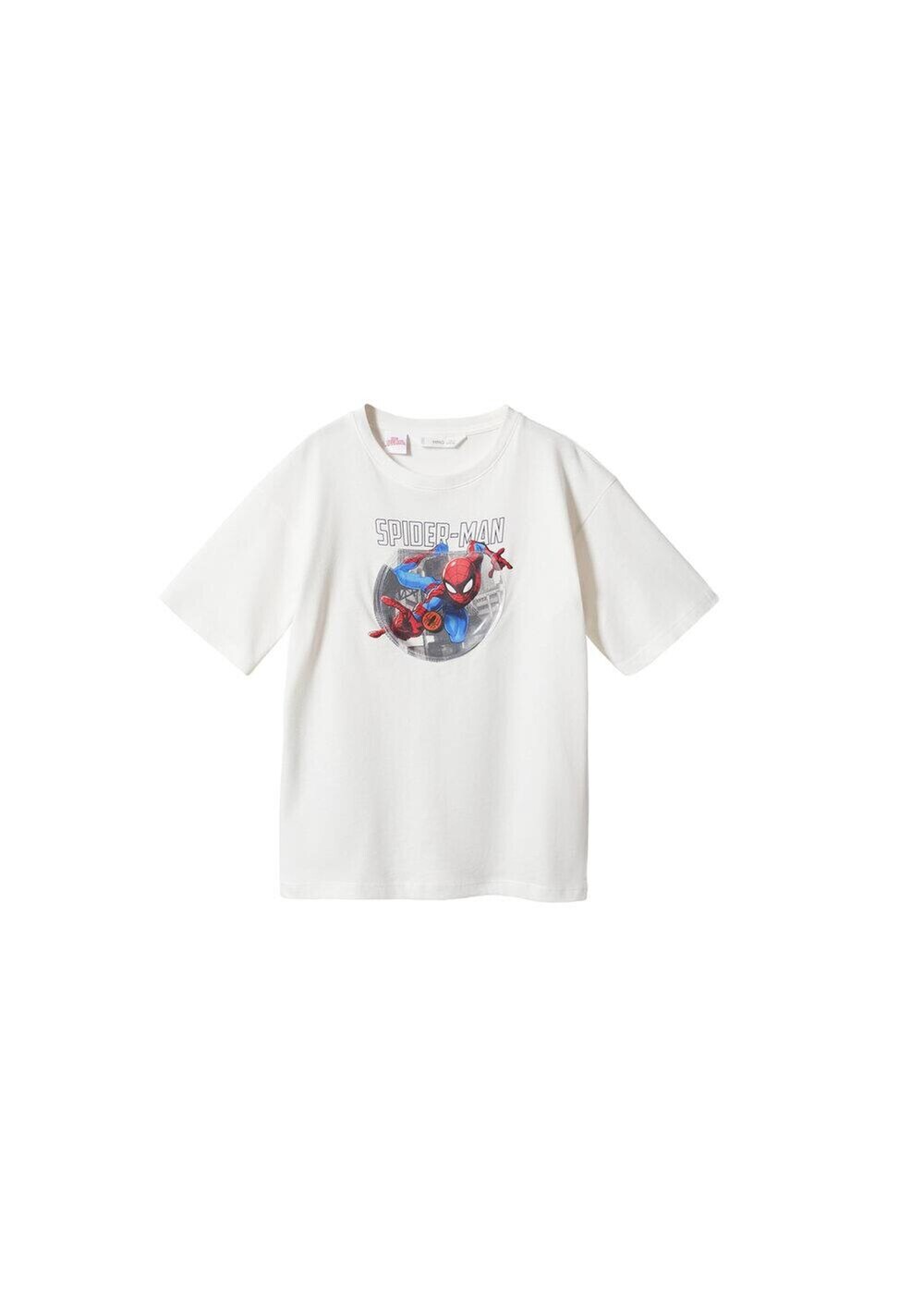 

Футболка MANGO KIDS Aquahero, пестрый белый
