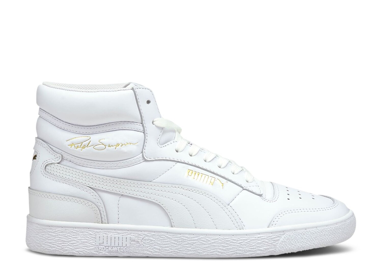 

Кроссовки Puma Ralph Sampson Mid 'White Team Gold', белый