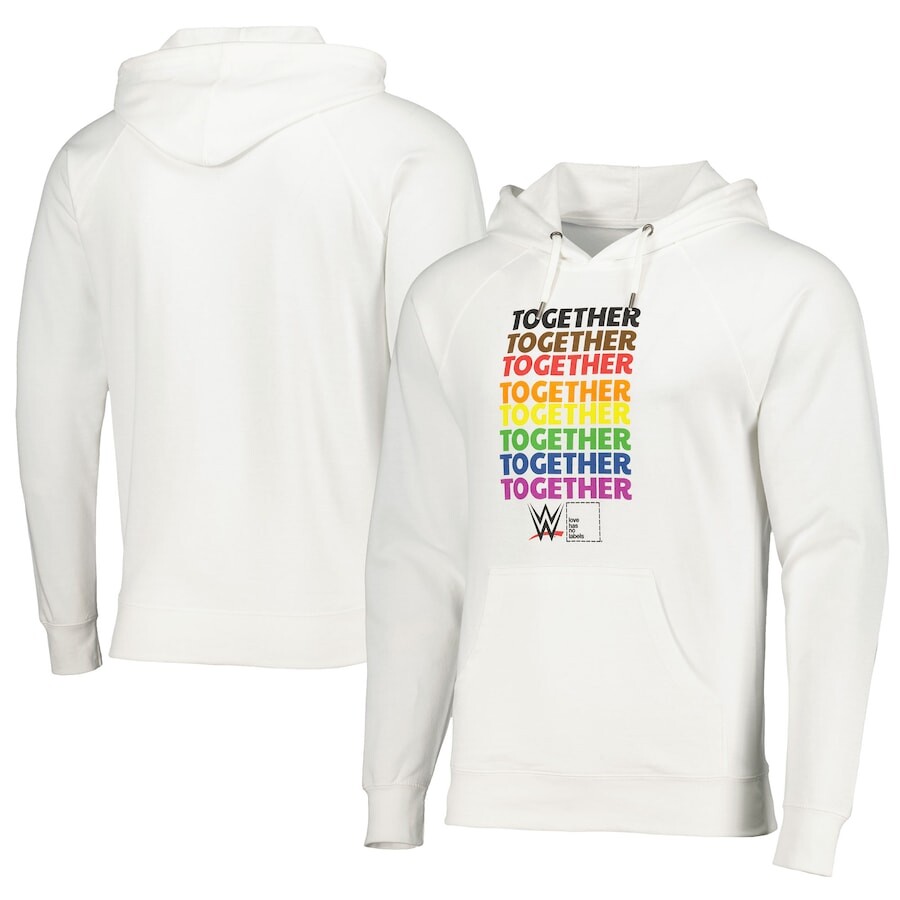 

Пуловер с капюшоном WWE Authentic Wwe Merchandise, белый