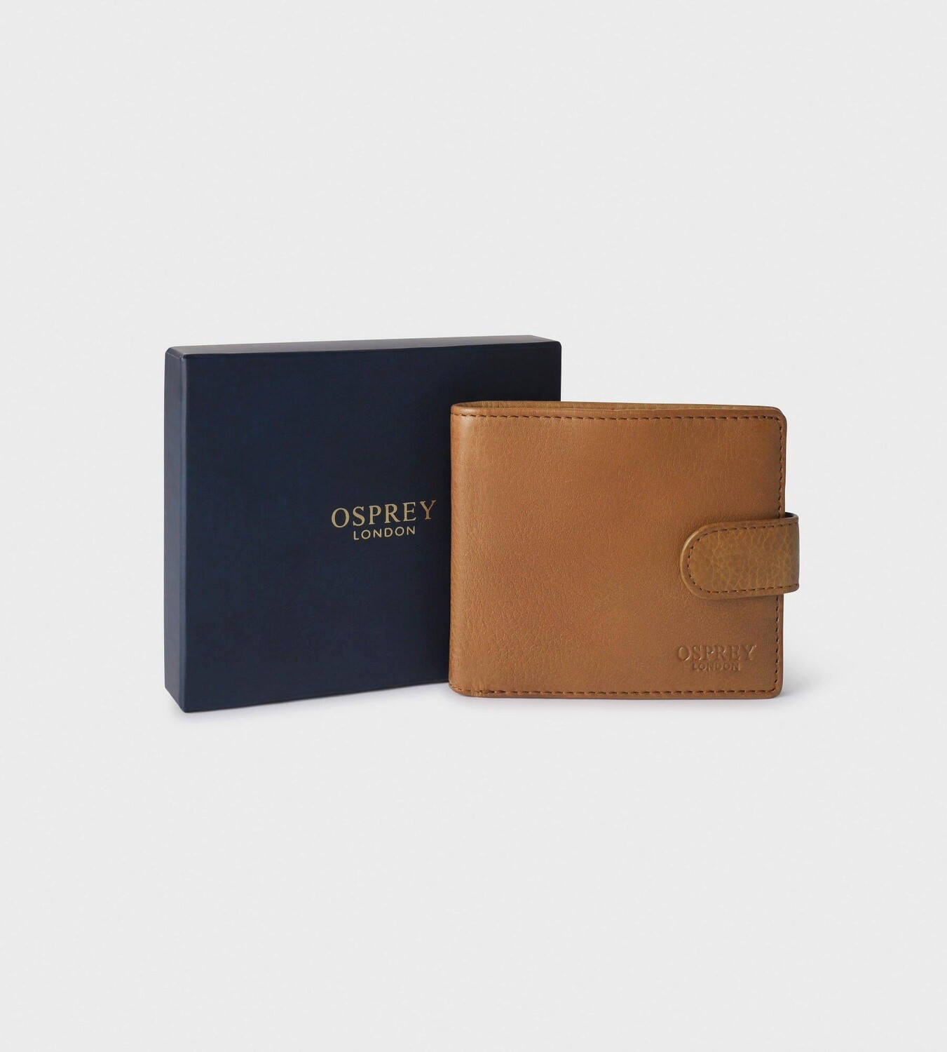 

Кожаный кошелек для монет Santa Fe Popper OSPREY LONDON, коричневый