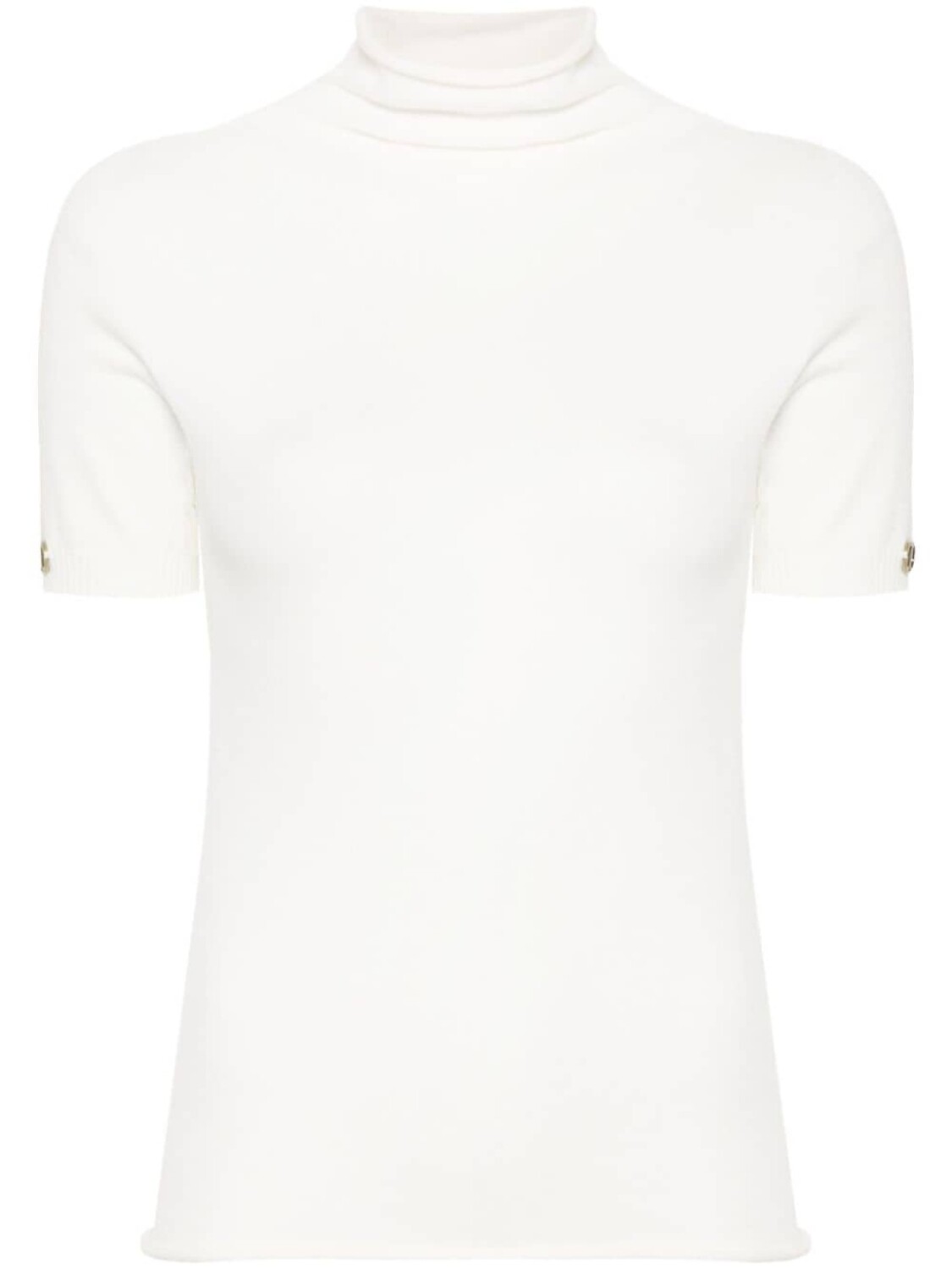 

TWINSET топ Oval-T в рубчик, белый