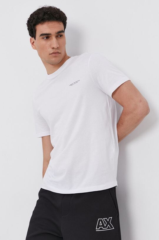 

Хлопковая футболка 8NZT91.Z8H4Z.NOS Armani Exchange, белый