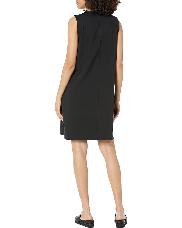 

Платье Eileen Fisher Zip-Up Sleeveless Dress, черный