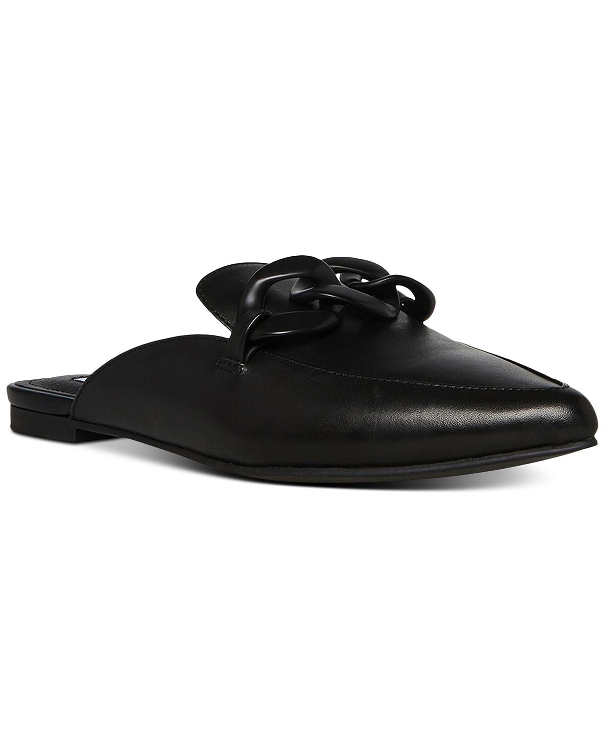 

Женские лоферы-мюли с цепочкой Fleur Tailored на плоской подошве Steve Madden