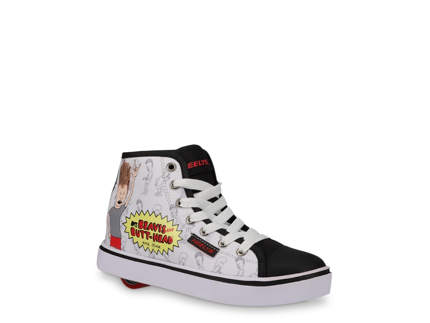 

Кроссовки Heelys Hustle Beavis And Butt-Head для скейтбординга, черный/белый