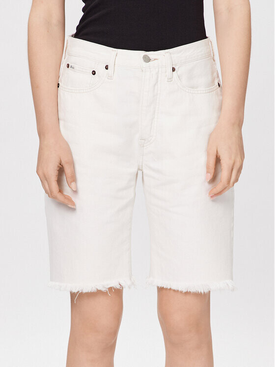 

Джинсовые шорты стандартного кроя Polo Ralph Lauren, белый