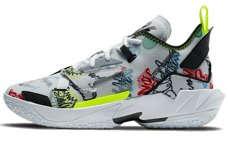 

Кроссовки Air JordanWhy Not Zer0.4 Westbrook 4 Graffiti Domestic Edition, белые