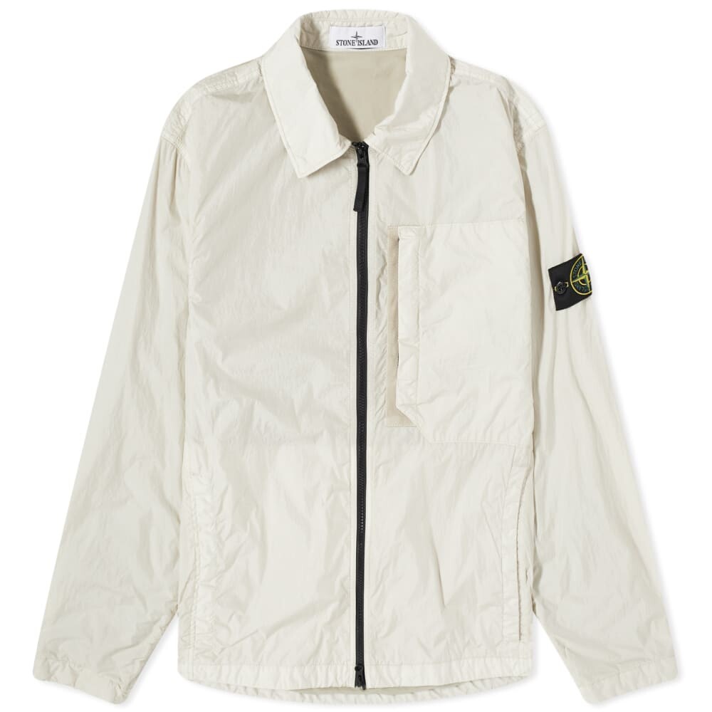 

Репсовая рубашка на молнии Stone Island