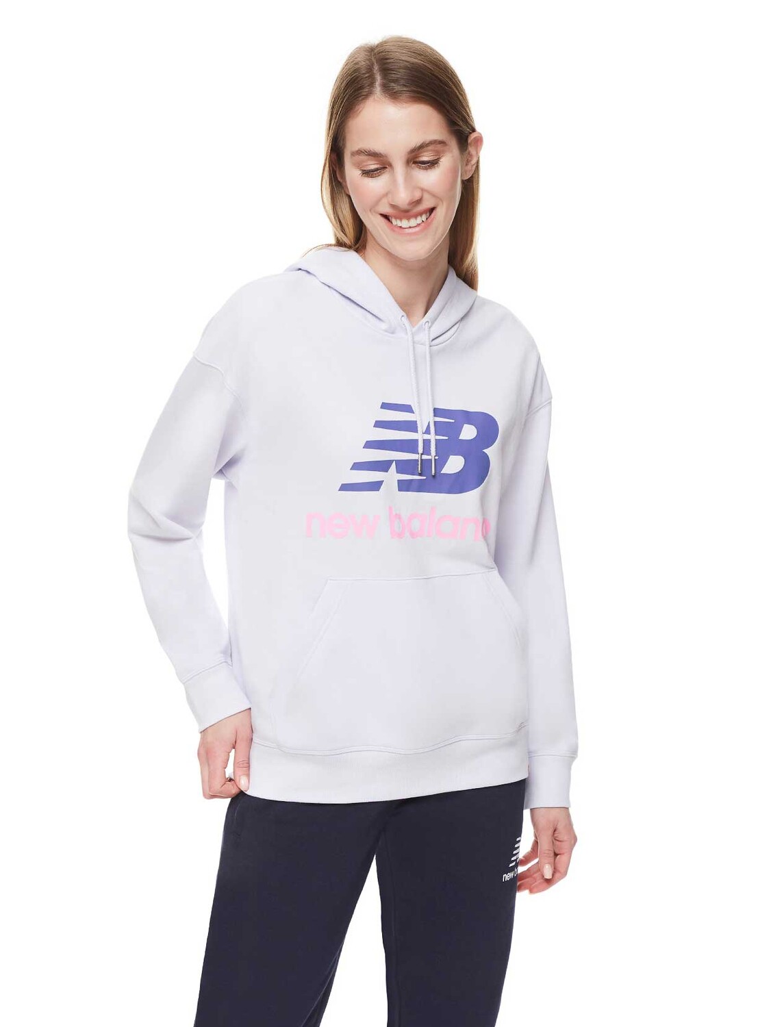 

Толстовка New Balance ESSENTIALS, фиолетовый