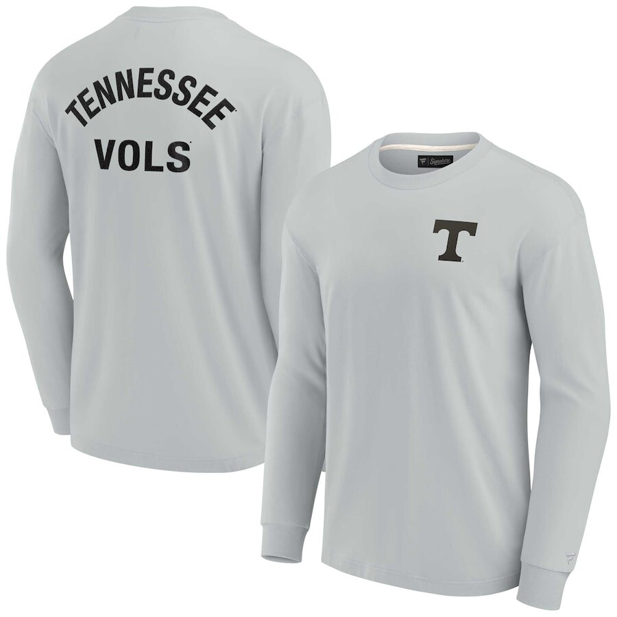 

Футболка с длинным рукавом Fanatics Signature Tennessee Volunteers, серый