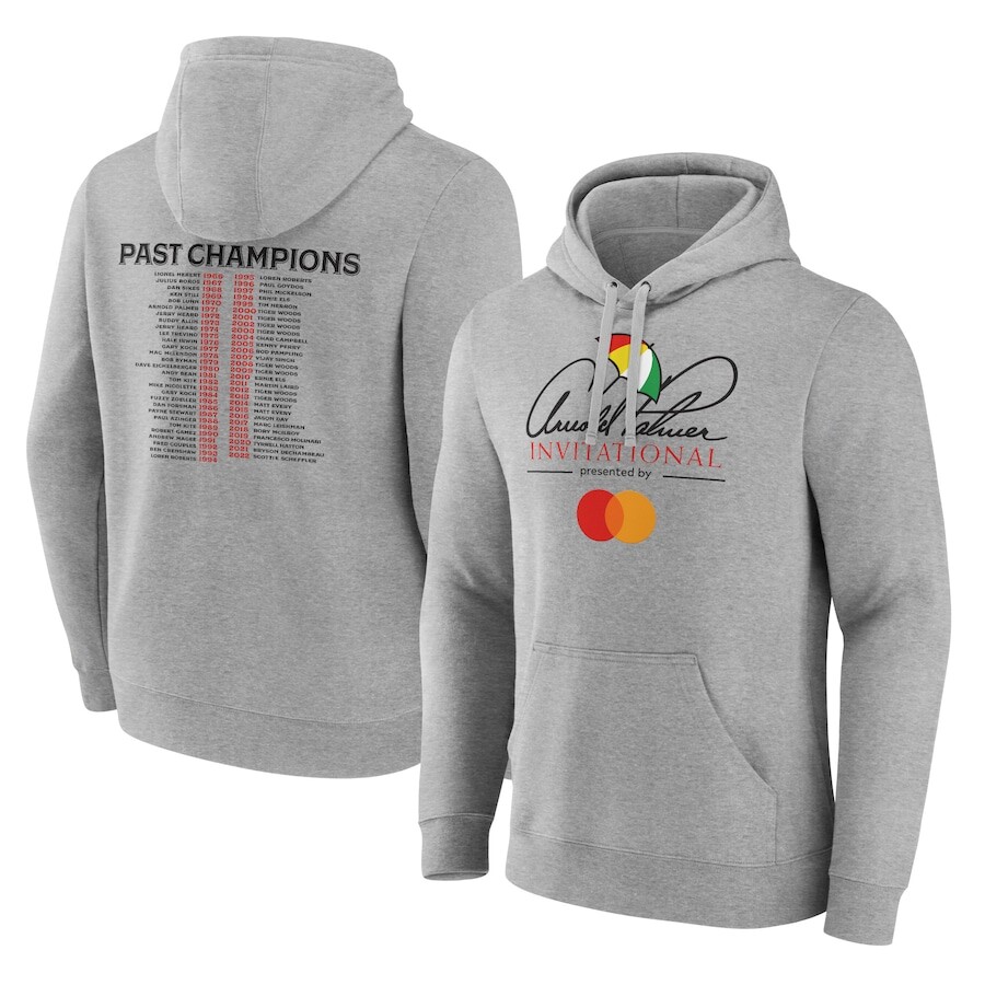 

Пуловер с капюшоном Fanatics Branded Arnold Palmer Invitational, серый