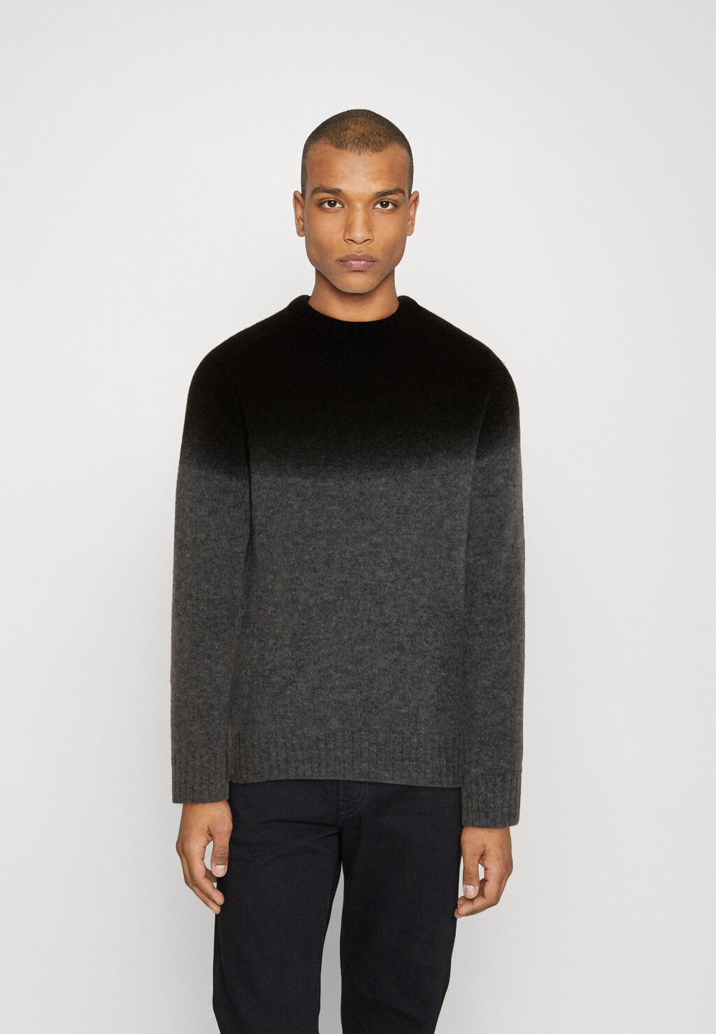 

Свитер MATEO DIP DYE Mads Nørgaard, черный/серый меланж