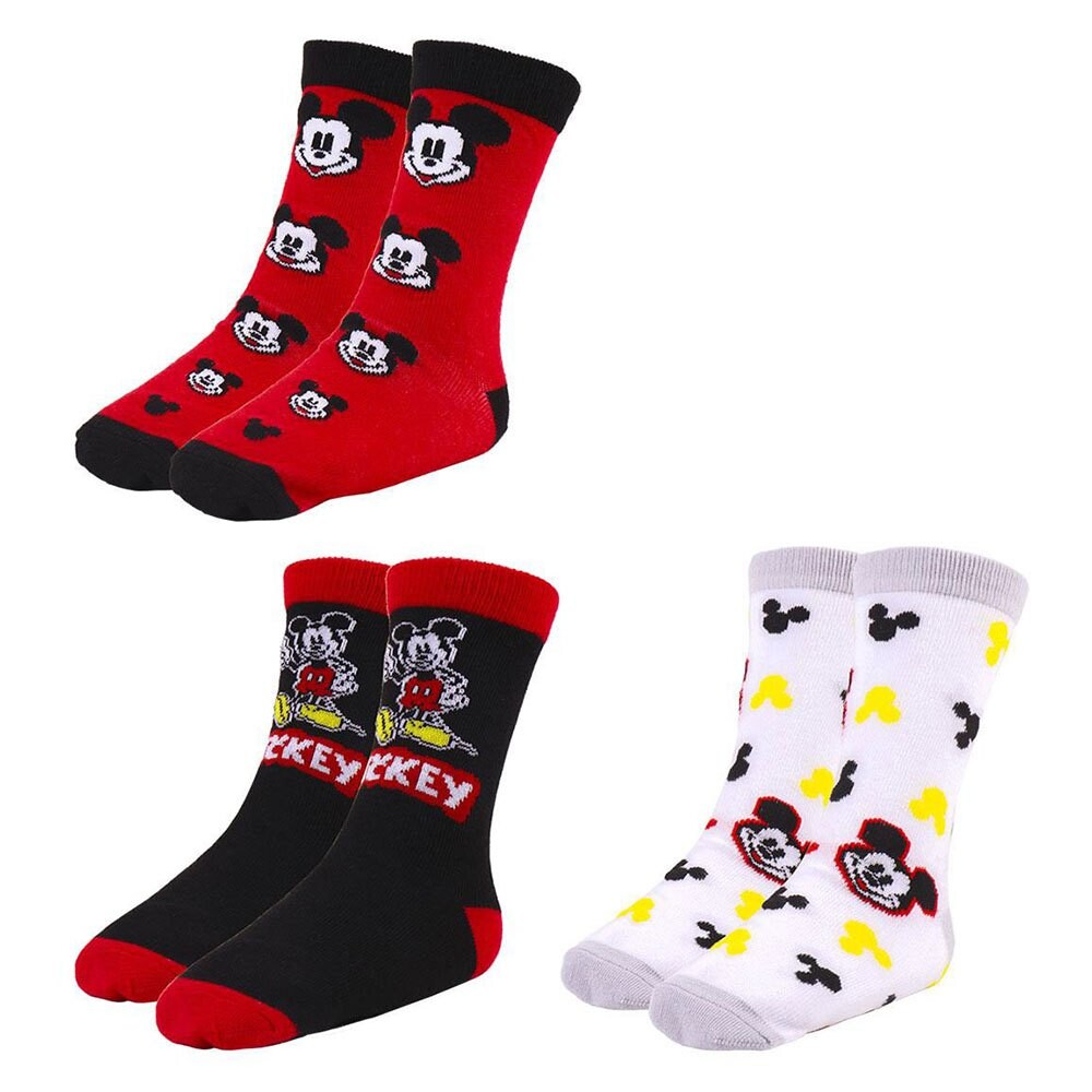 

Носки Cerda Group Mickey Half 3 шт, разноцветный