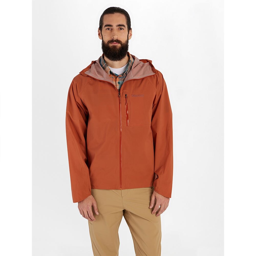 

Куртка Marmot Superalloy Bio Full Zip Rain, оранжевый