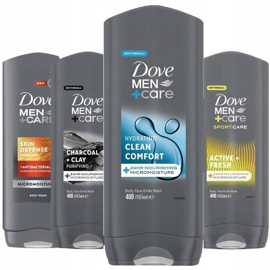 

Смесь гелей для душа, 4x400 мл Dove Men Care