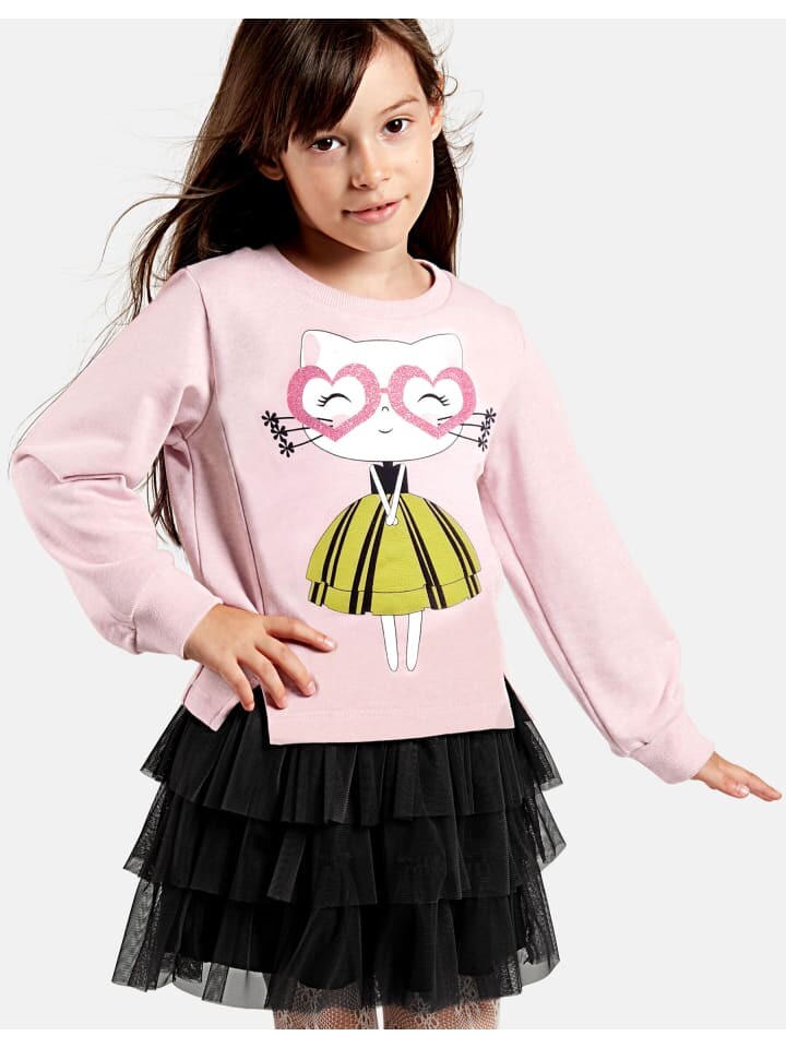 

Платье Denokids Set Heart Glasses, розовый