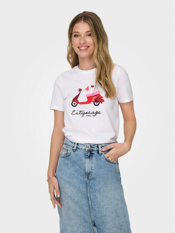 

Футболка стандартного кроя Only, белый