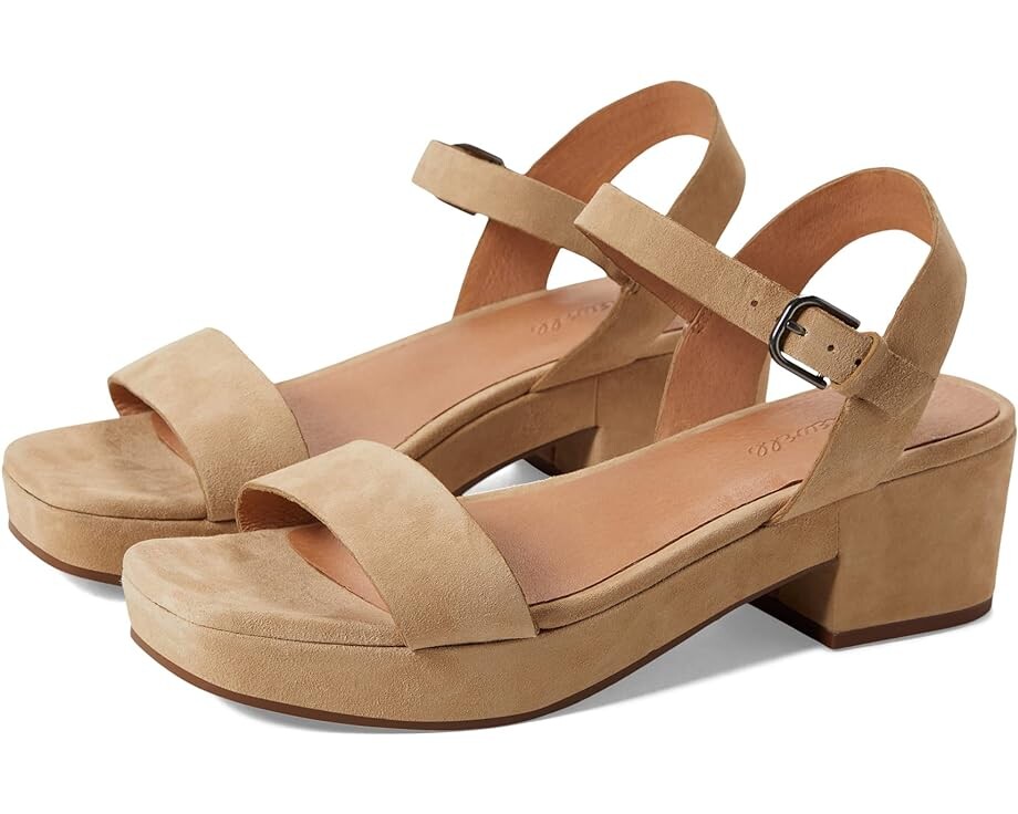 

Туфли Madewell Sora Flatform Sandal - Suede, цвет Earthen Sand