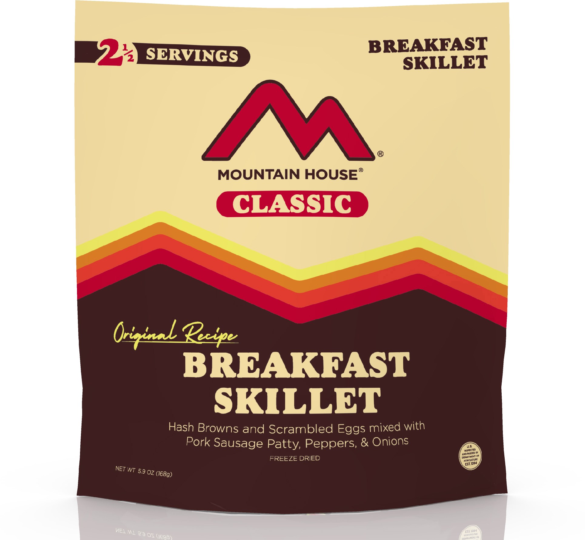 Классическая сковорода для завтрака – 2,5 порции Mountain House форма для яичницы и оладий доляна ромашка