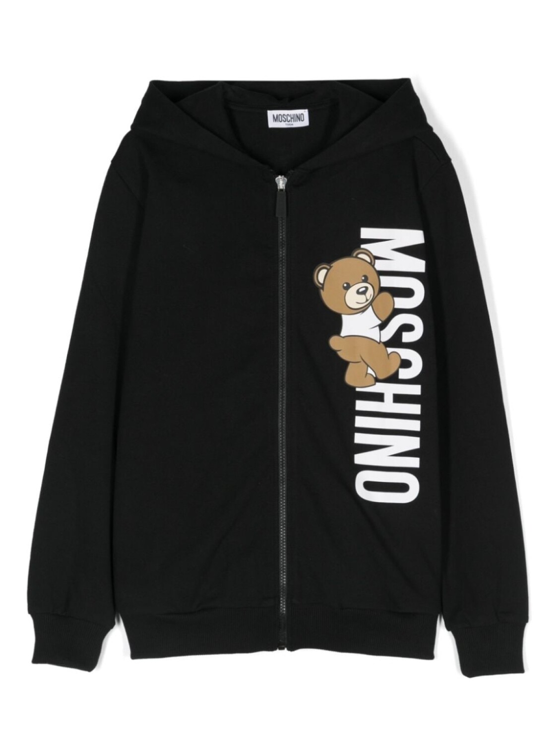 

Moschino Kids худи Teddy Bear на молнии, черный