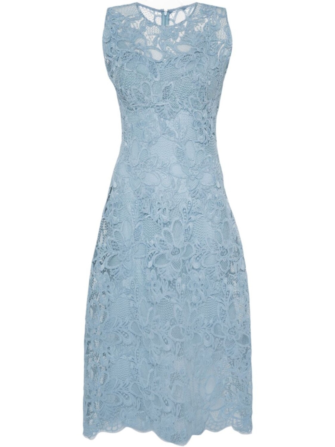 

Ermanno Scervino кружевное платье миди, синий