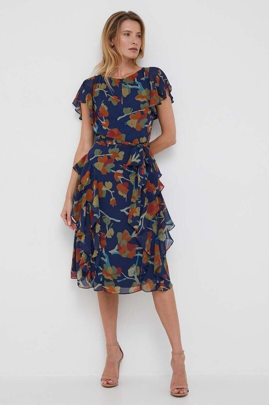 

Платье Лорен Ральф Лорен Lauren Ralph Lauren, темно-синий