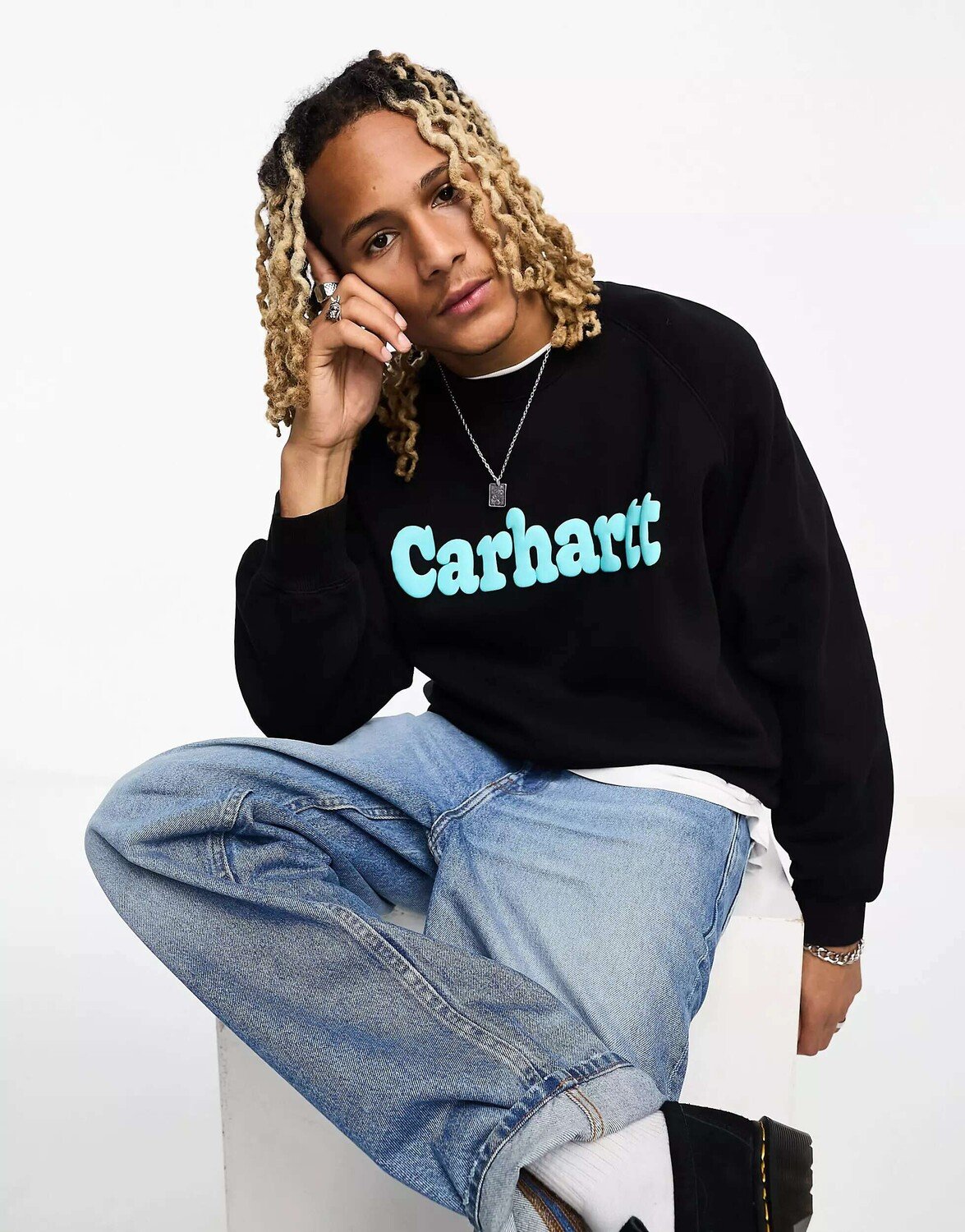 

Черный свитшот Carhartt WIP bubbles