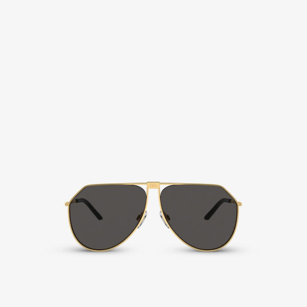 

Солнцезащитные очки в металлической оправе dg2248 Dolce & Gabbana, желтый